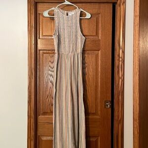 Never worn adorable linen jump suit